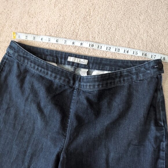 Chico's Premium Cropped Capri Side Zip Jeans XL - Picture 4 of 9